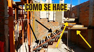 OBRA con ESCALERAS VOLADAS