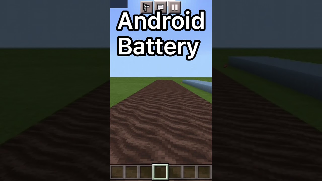 Android battery VS iPhone battery. (Minecraft)