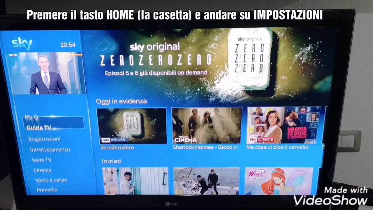 Come Programmare Il Telecomando Dello Sky Q Black Con Il Televisore Youtube