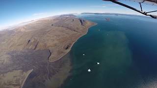 Moriusaq East fly-by in Greenland