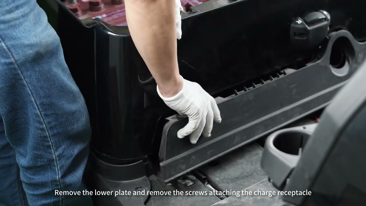 Drive-up Golf Cart Charger DC Receptacle Removal Display Video