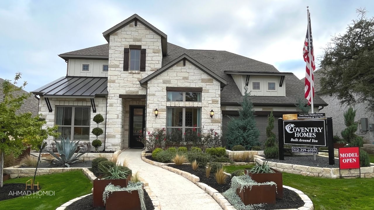 Coventry Homes Zavalla Floor Plan Palmera Ridge Leander TX Austin
