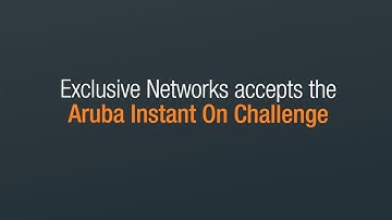 Challenge Accepted! | Exclusive Networks NL | #ArubaInstantOnChallenge