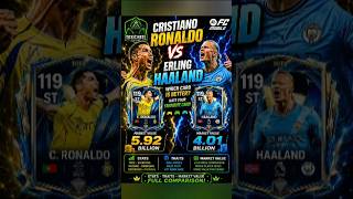 Power. Speed. Finishing. CR7 vs Haaland 🥶 #eafcmobile #fifamobile #cristianoronaldo #realmadrid #cr7