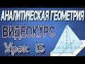 Уравнение прямой на плоскости (формулы). Аналитическая геометрия #13. Видеоуроки математики