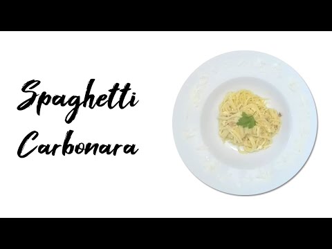 Video: Wie Man Speck-Carbonara Kocht