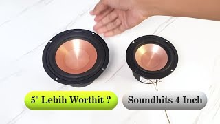 Versus! Is the Soundhits 5-inch Woofer Speaker more worth it than the Soundhits 4-inch midbass?