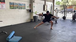 PRE-WORKOUT SEQUENCE - LUNGE/CARDIO/POWER Emphasis demonstration