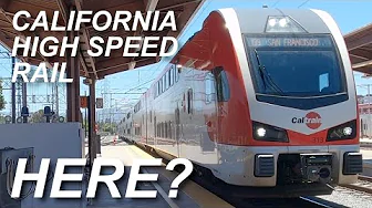 California High Speed Rail to San Francisco 2025 | CAHSR By Caltrain, 4K Drone & 4K Dashcam