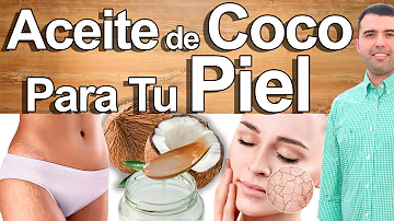 ¿Cómo se utiliza el aceite de coco para reafirmar la piel?