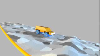 Blender Rigid Constraints TEST: Car