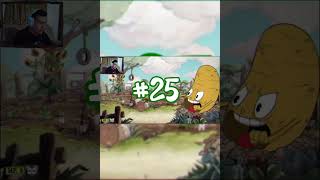 TOP 3 JEFES MÁS FÁCILES DE CUPHEAD (video completo en la descripción) #cuphead #gaming #gameplay