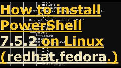 How to install PowerShell 7.5.2 on Linux