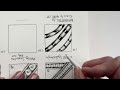 100 DP 2026 - J 19 - Bordures simples - Semaine 3 - Zentangle pour débutant - Barberpole