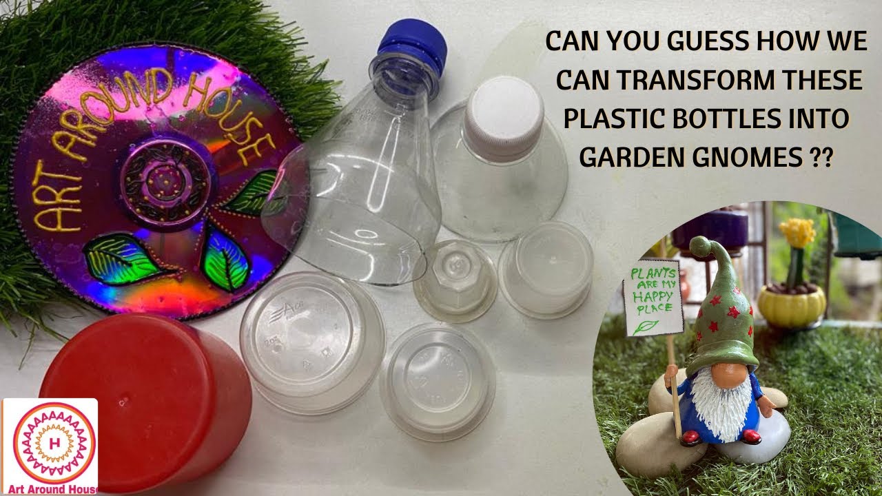 How to Make Garden Gnome 38 Art Around House YouTube