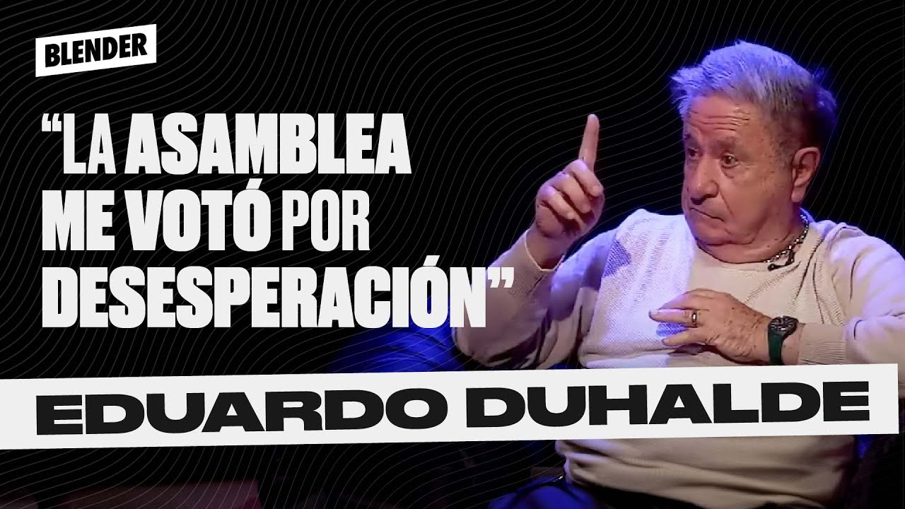 DUHALDE REVELÓ DETALLES de la CRISIS ARGENTINA del 2001 | HAY ALGO AHÍ | BLENDER