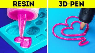 EPOXY RESIN VS. 3D PEN | How To Make Your Own Jewelry And Accessories