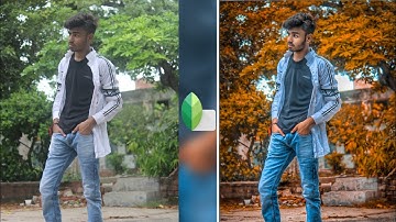 Snapseed Photo Editing | Snapseed Moody Orange Effect - HV EDITS #moodyorange