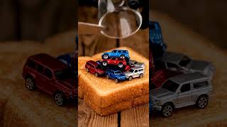 ASMR Spreading Mini Land Cruisers 🚙✨ | Hyper Realistic & Satisfying Visuals