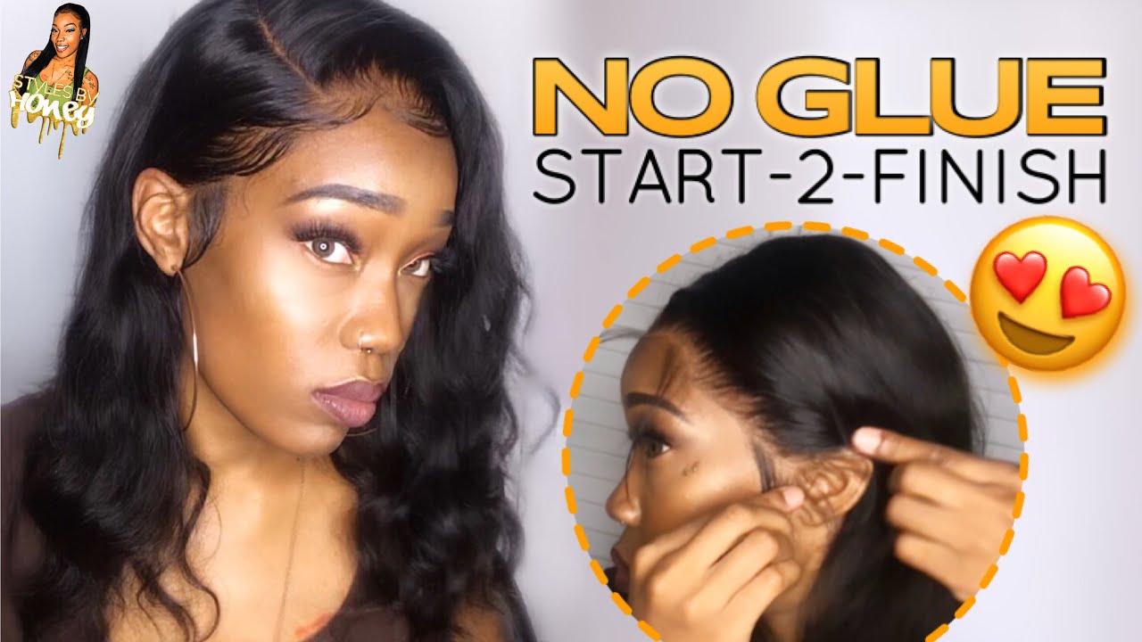 GLUELESS 13x6 Lace Front Install 💦 (Beginner Friendly) feat. MISS