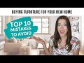 10 Furniture Buying Mistakes New Homeowners Make