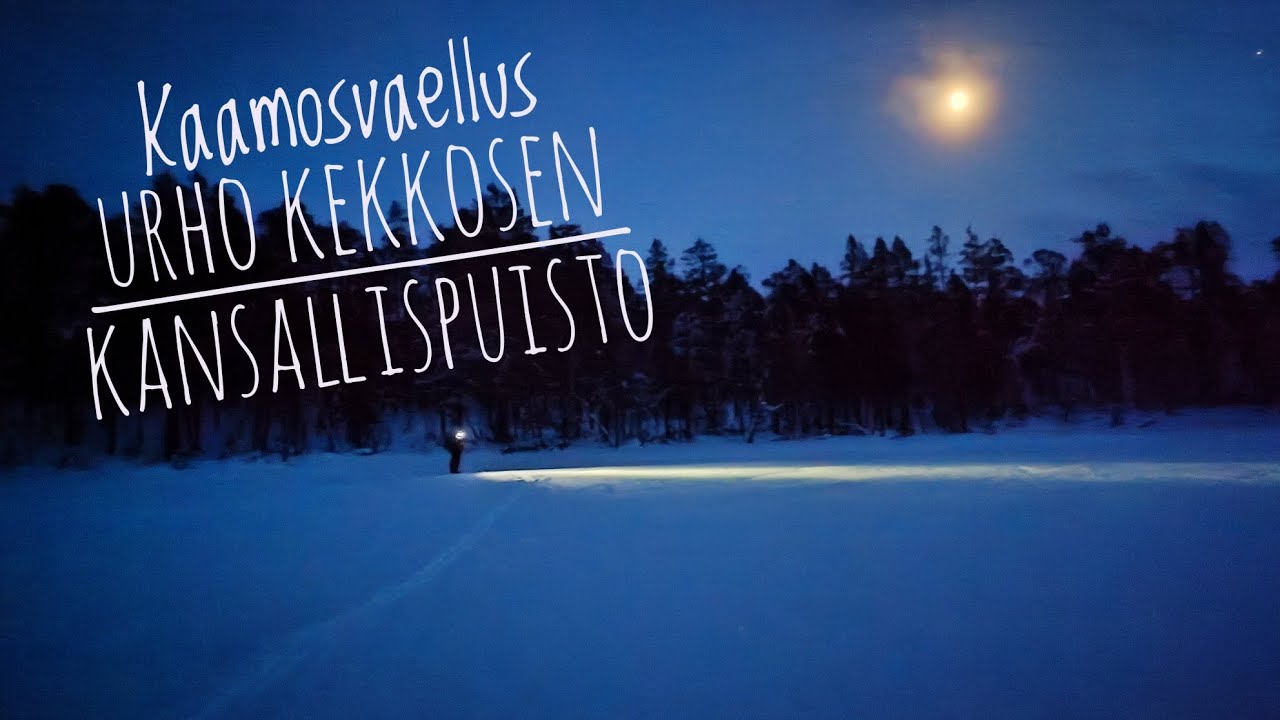 kaamosvaellus Urho Kekkosen kansallispuistossa