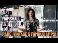 A tour of the marshall amps museum  some rare vintage  never before seen amplifiers