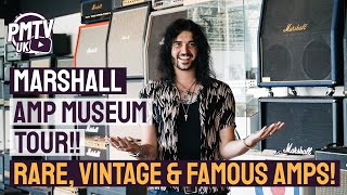 A Tour Of The Marshall Amps Museum! - Some Rare, Vintage & NEVER Before Seen Amplifiers!
