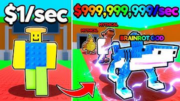 I Started Over as a NOOB and Made $1,000,000,000 in Roblox Steal a Brainrot!