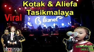 VIRAL Aliefa & Kotak tampil bareng di dadaha tasikmalaya