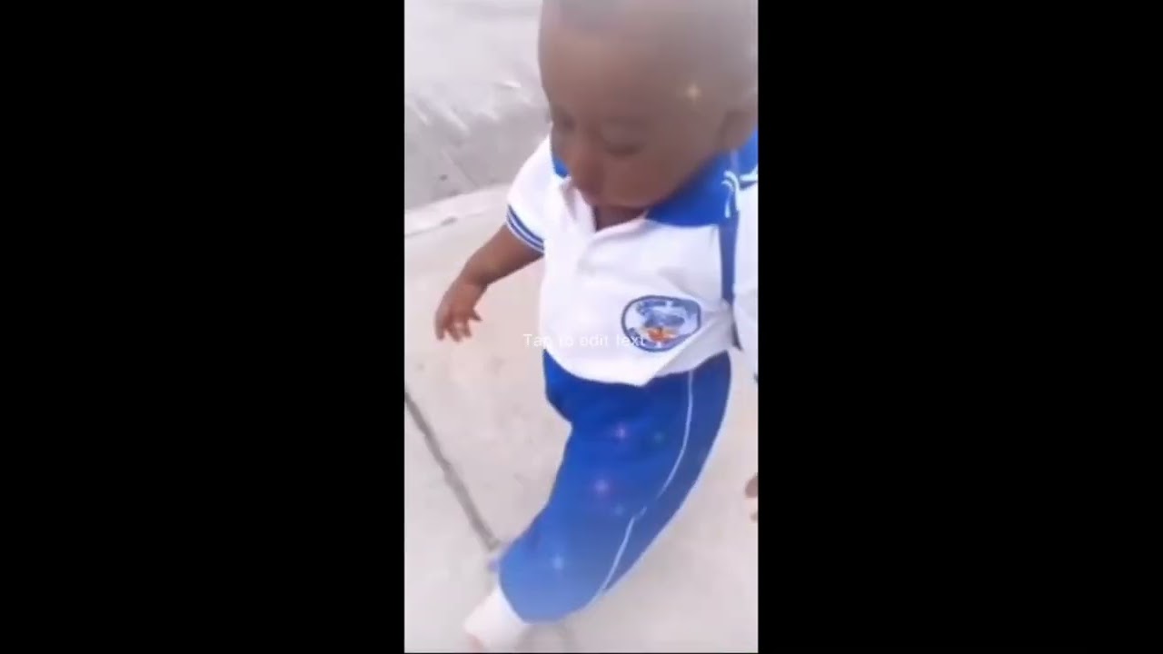 Black Baby Walking To School meme (feel free to use it) YouTube