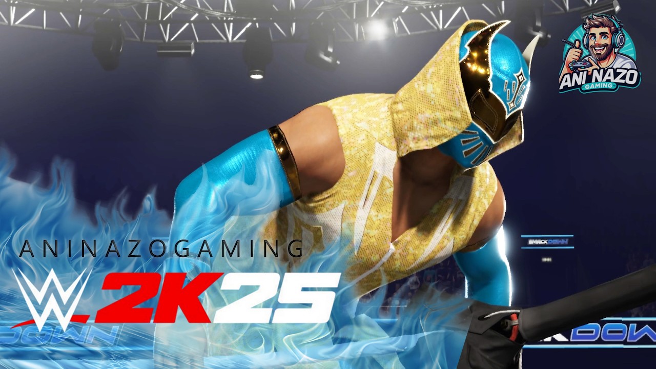SIN CARA - Faceless King is back | Attire, GFX, Entrance, Commentary, Call Name | WWE 2K25 Mod