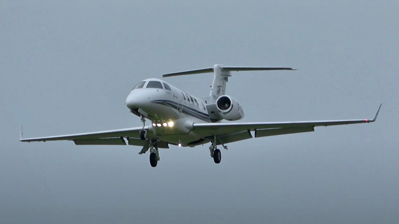 FLY HOME - Embraer EMB-505 Phenom 300, D-CHGS landing @ FKB