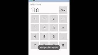 A simple calculator app that also provides copy paste function screenshot 5