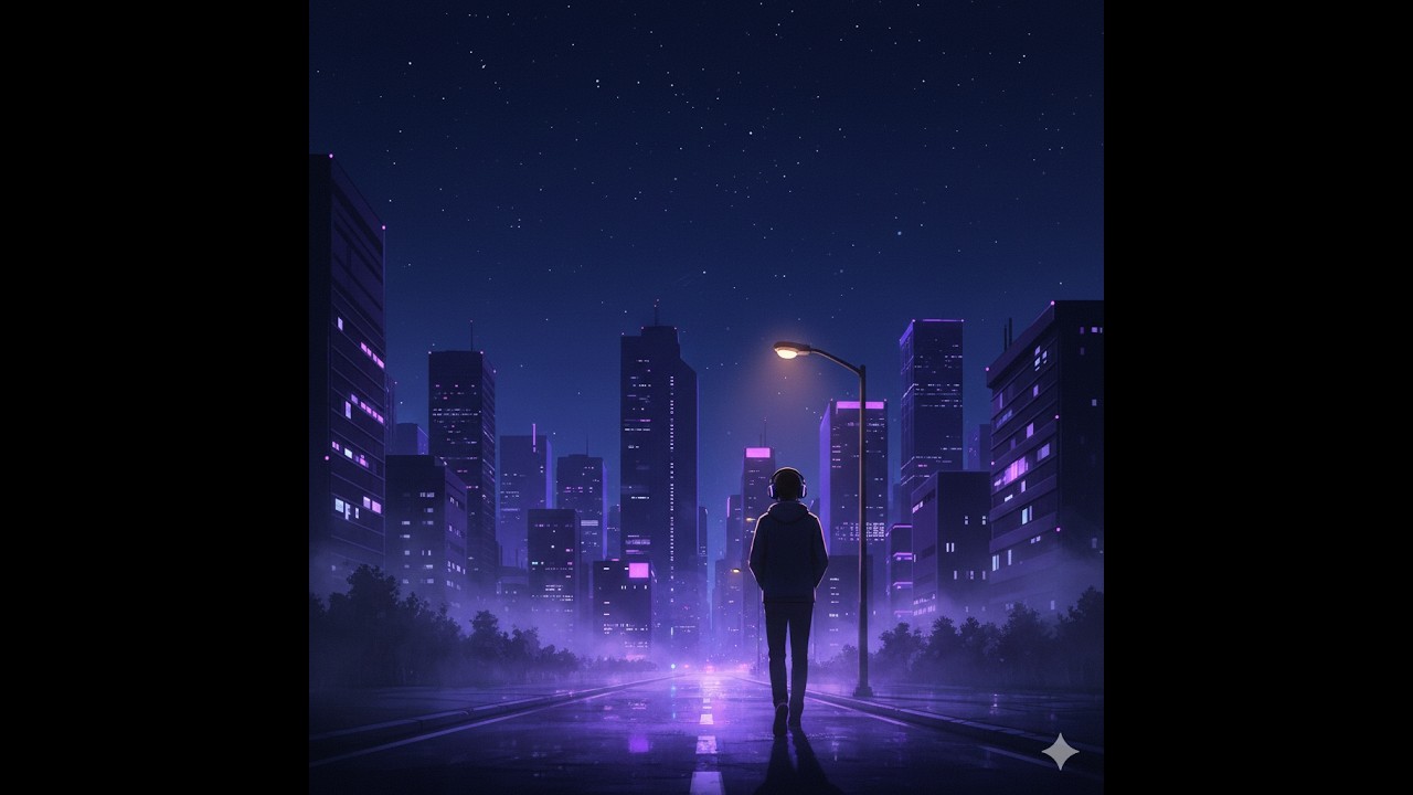 🌃 Late Night Skyline | Jazzy Lofi Beats for Relaxing & Studying