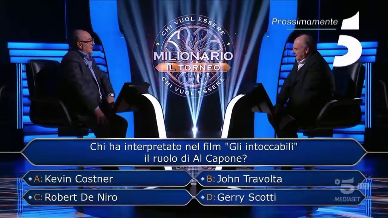 Chi Vuol Essere Milionario? Il Torneo - dal 7 Dicembre su Canale 5 (promo)