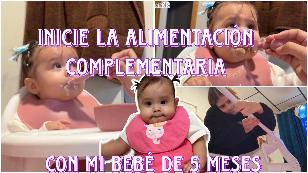 Inicie La Alimentación Complementaria Con Mi Bebé De 5 Meses 🍐🍼 || TATIANA LEÓN 