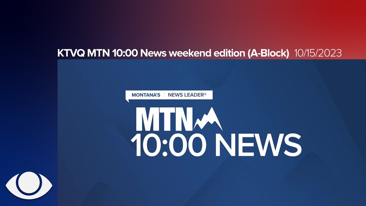 KTVQ 10pm weekend newscast (A-block segment), October 15, 2023 - YouTube