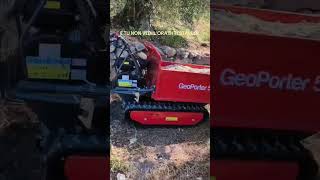 Investimenti seri per la ristrutturazione del nostro #uliveto. #motocarriola Geotech GeoPorter 530E