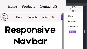 How to Create a Responsive NavBar with Logo & Menu for Beginners