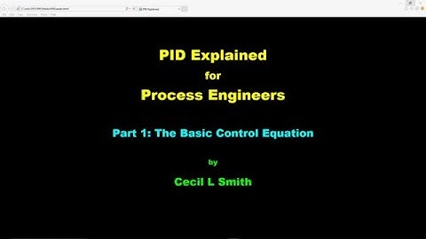 Computing the PID Control Equation