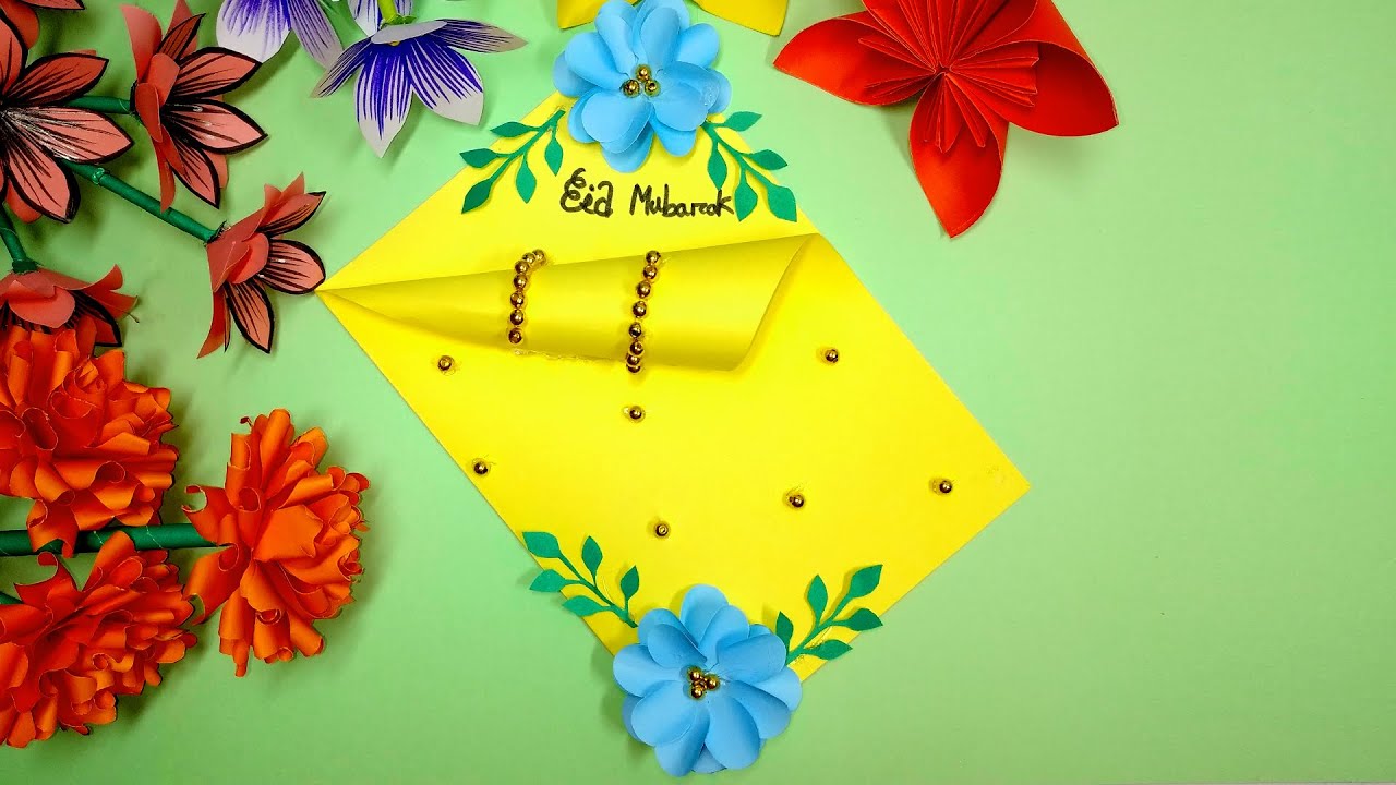 Eid Mubarak Greeting Card || Amazing DIY Eid Mubarak Card Ideas || Handmade Greeting Cards