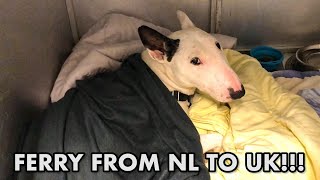 ROCKY takes the STENA LINE FERRY from HOLLAND to the UK