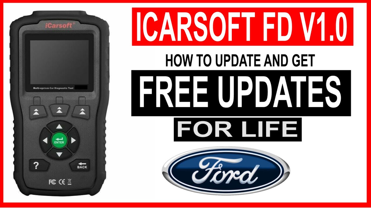 How To Update iCarsoft FD V1.0 for FREE & Get FREE LIFETIME UPDATES