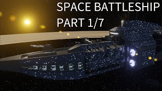 Blender Sci Fi Space Battleship Tutorial Episode 1 - Modeling screenshot 5