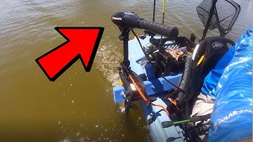 Hobie Kayak Side Mount with Minn Kota (Attempt 2)