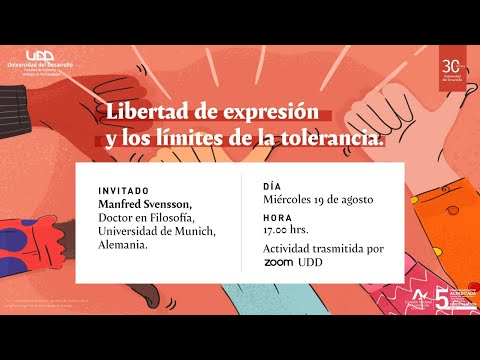 Charla | Libertad de expresión y los límites de la tolerancia