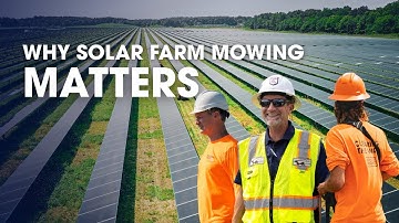 Why Solar Farm Mowing Matters | And How We Get It Done Right