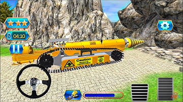 Tunnel Boring Machine Simulator - Highway Bridge Construction 3D - Android Gameplay