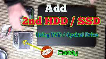 How to add 2nd HDD/SSD using DVD/optical drive Caddy || DevTool